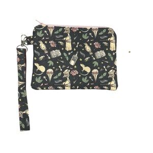 Plague Doctor Mask Novelty Wristlet with Pockets Handmade Brand New